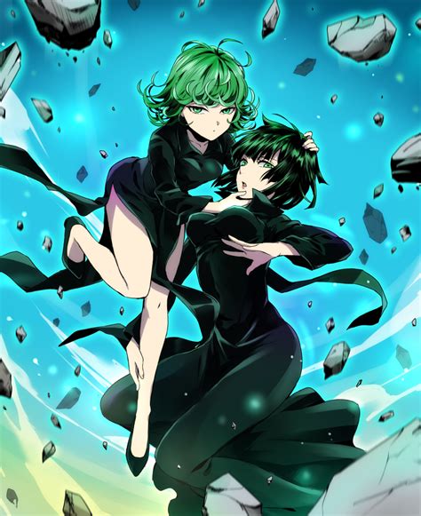 tatsumaki x fubuki hentai|Tatsumaki and Fubuki intense sex.